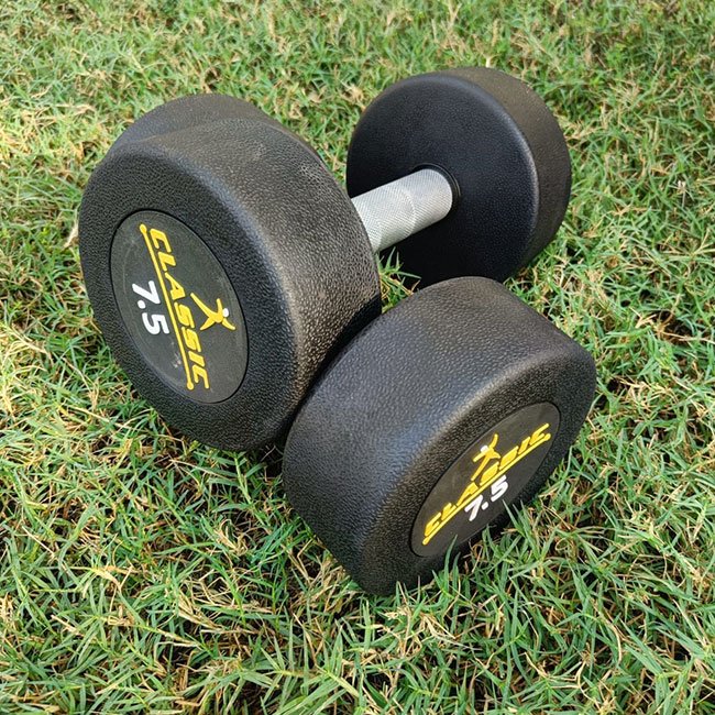 Inching Round Dumbbells